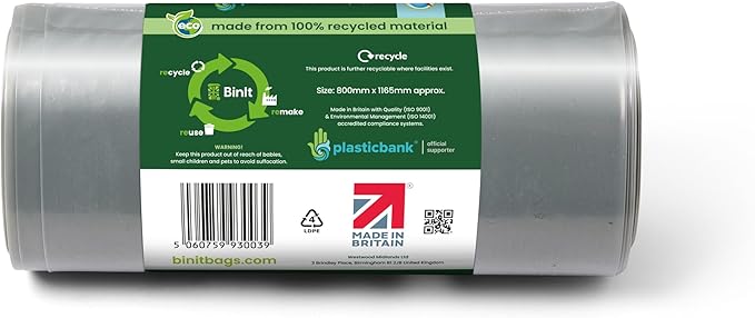 Ultra Heavy Duty Clear XL 120L Refuse Sacks